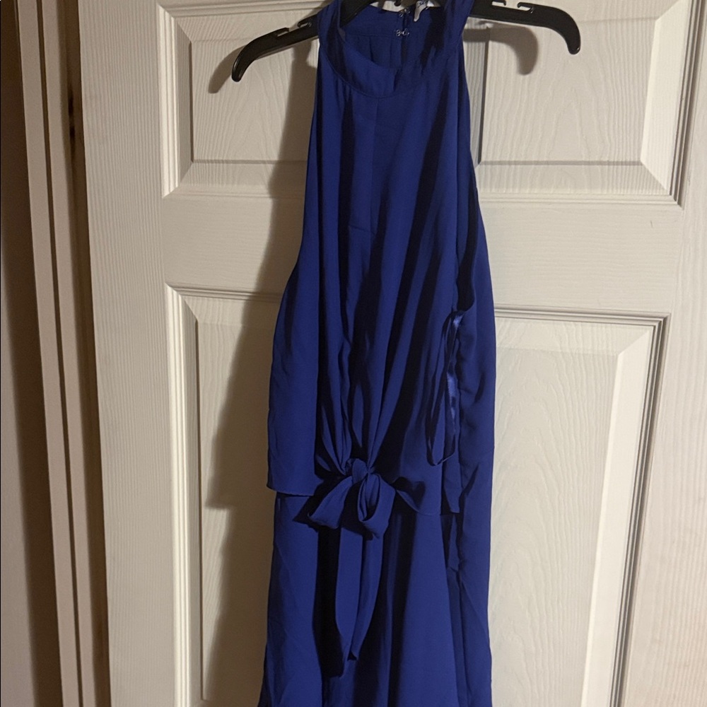 She + Sky Royal Blue Top juniors large